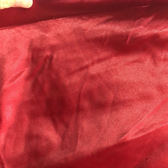 Red sheer Pin up style tulle polyester skirt good condition med - Picture 14 of 15